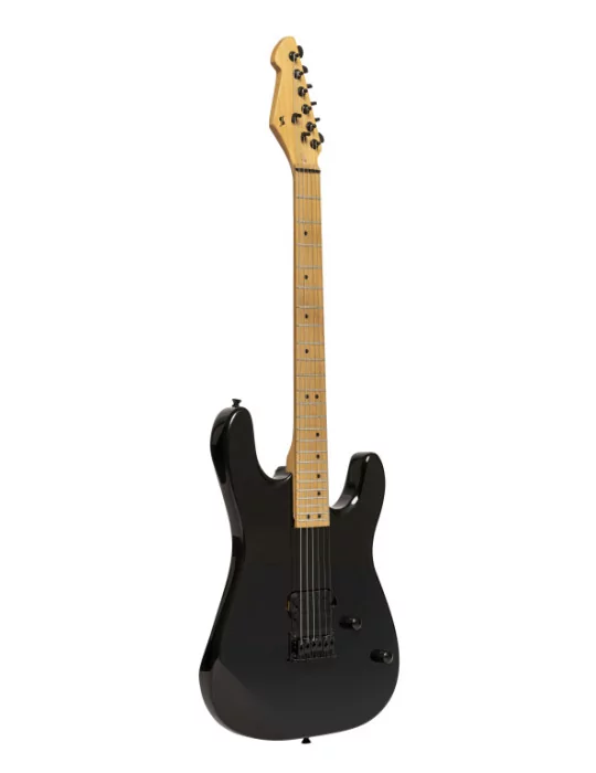  STAGG SEM-ONE H BK ELEC.GUITAR METAL 1 HUMB BK|MusicGoodDeal 