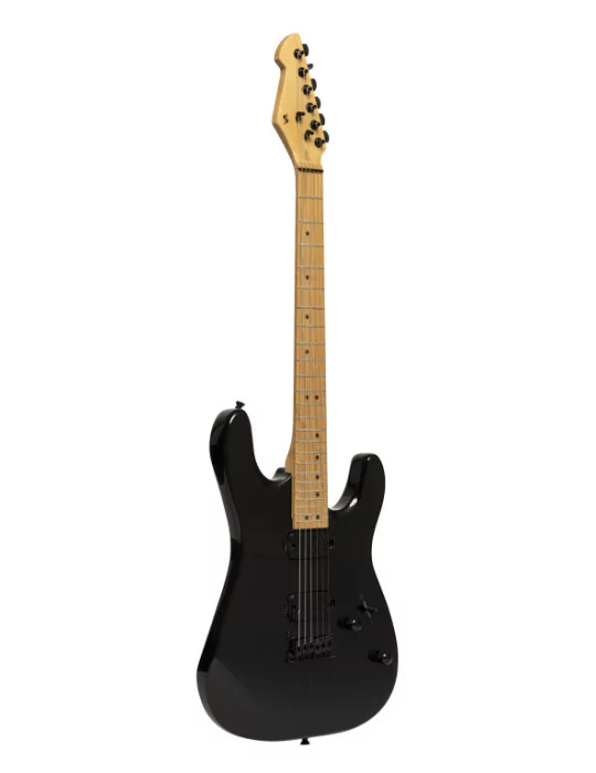  STAGG SEM-TWO H BK ELEC.GUITAR METAL 2 HUMB BK|MusicGoodDeal 