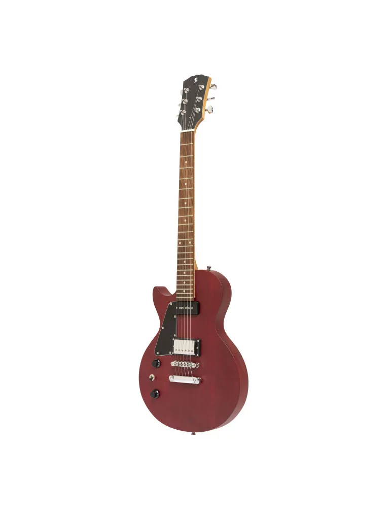  STAGG SEL-HB90 CHRRYL Standard Series, electric guitar with solid Mahogany body flat top, Left Hand|MusicGoodDeal 