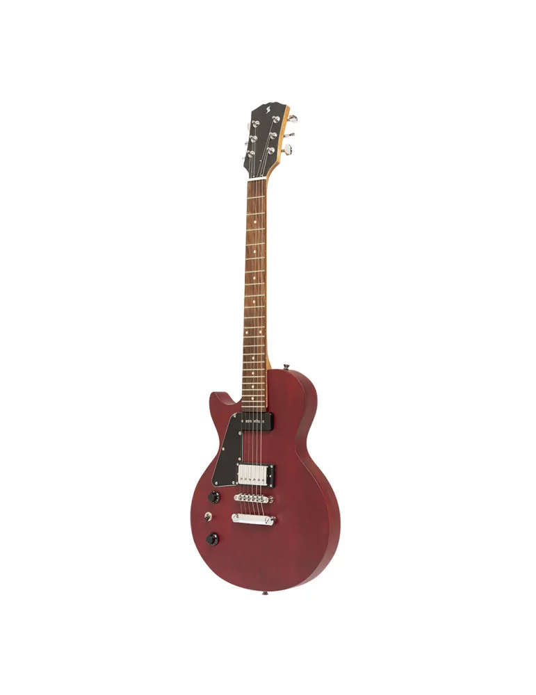  STAGG SEL-HB90 CHRRYL Standard Series, electric guitar with solid Mahogany body flat top, Left Hand|MusicGoodDeal 
