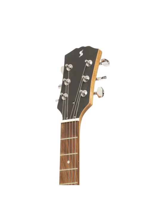  STAGG SEL-HB90 CHRRYL Standard Series, electric guitar with solid Mahogany body flat top, Left Hand|MusicGoodDeal 