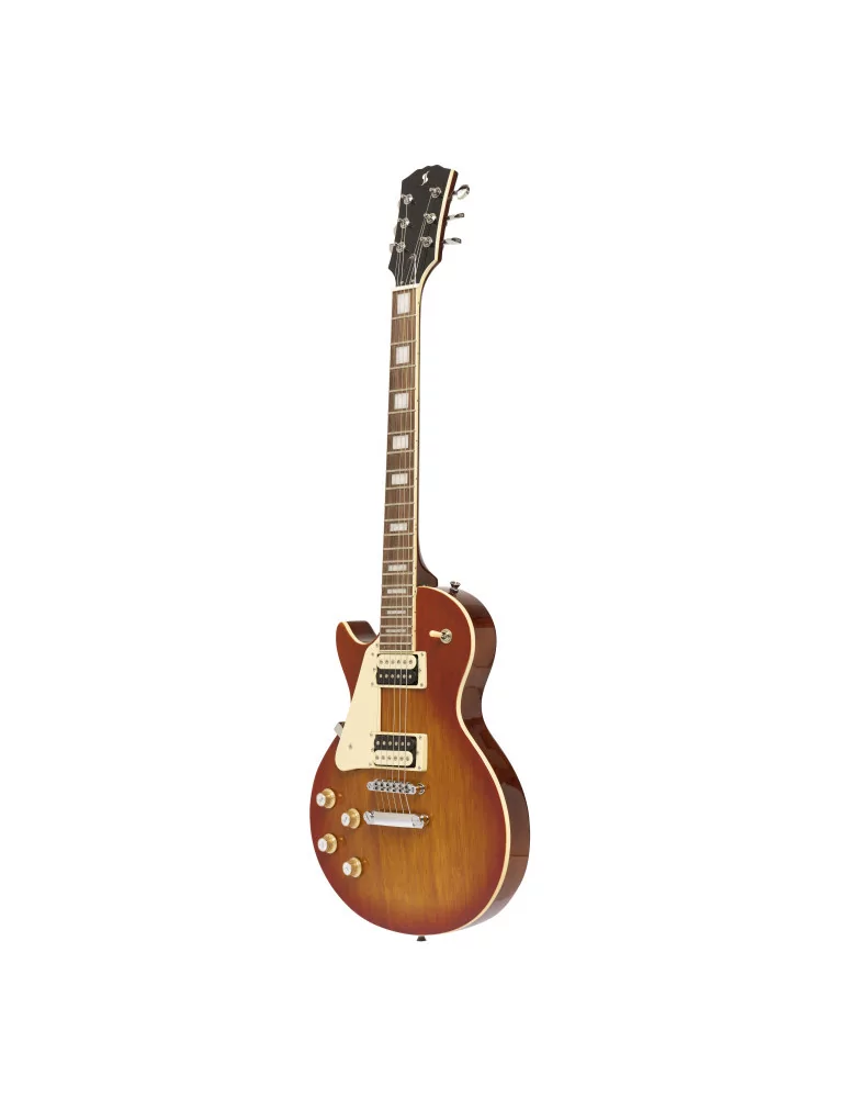  STAGG SEL-STD VSB LH Standard Series, electric guitar with solid Mahogany body archtop, Left Hand|MusicGoodDeal 