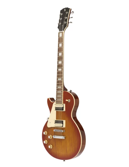  STAGG SEL-STD VSB LH Standard Series, electric guitar with solid Mahogany body archtop, Left Hand|MusicGoodDeal 