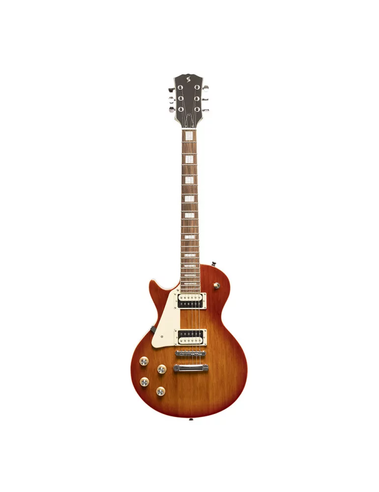 STAGG SEL-STD VSB LH Standard Series, electric guitar with solid Mahogany body archtop, Left Hand|MusicGoodDeal 