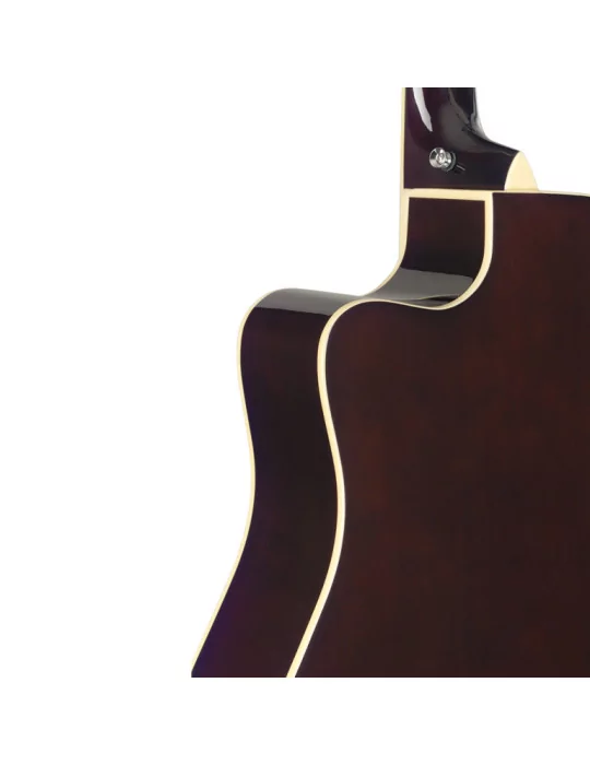  STAGG SA35 DSCE-N Guitarra acorazada electroacústica Slope Shoulder, cutaway, color natural|MusicGoodDeal 
