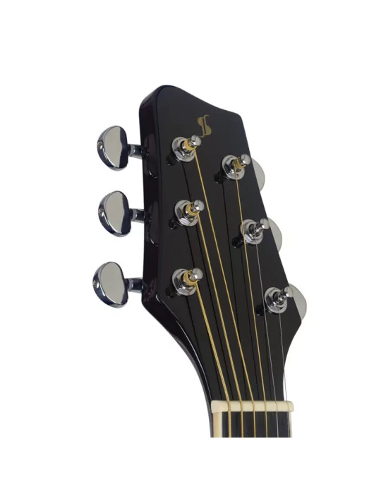  STAGG SA35 DSCE-N Guitarra acorazada electroacústica Slope Shoulder, cutaway, color natural|MusicGoodDeal 