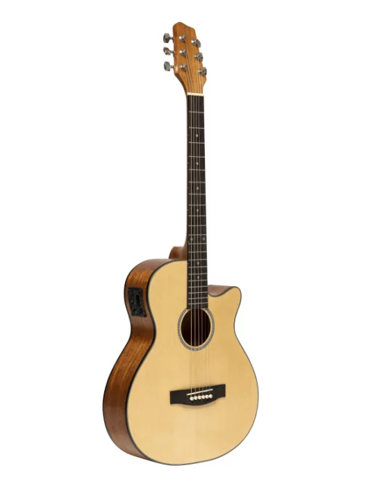  STAGG SA25 ACE SPRUCE EL AC GT.CUT AUDI SPRUCE NAT|MusicGoodDeal 