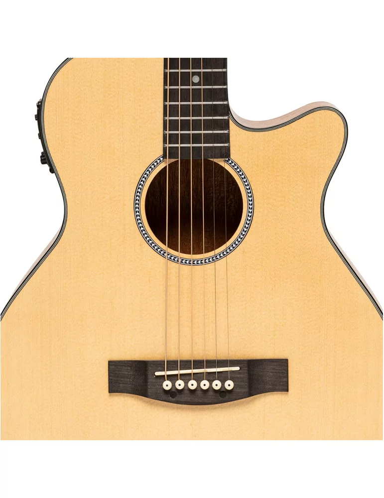  STAGG SA25 ACE SPRUCE EL AC GT.CUT AUDI SPRUCE NAT|MusicGoodDeal 