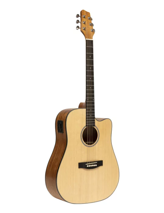  STAGG SA25 DCE SPRUCE E.A.GT.CUTWAY DREAD.SPRUCE NAT|MusicGoodDeal 