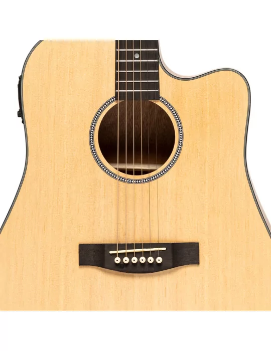  STAGG SA25 DCE SPRUCE E.A.GT.CUTWAY DREAD.SPRUCE NAT|MusicGoodDeal 