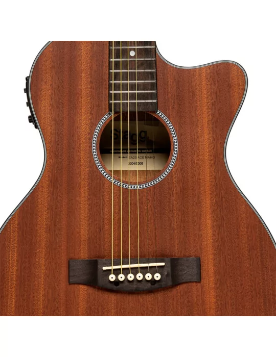  STAGG SA25 ACE MAHO Guitarra de auditorio electroacústica cutaway|MusicGoodDeal 
