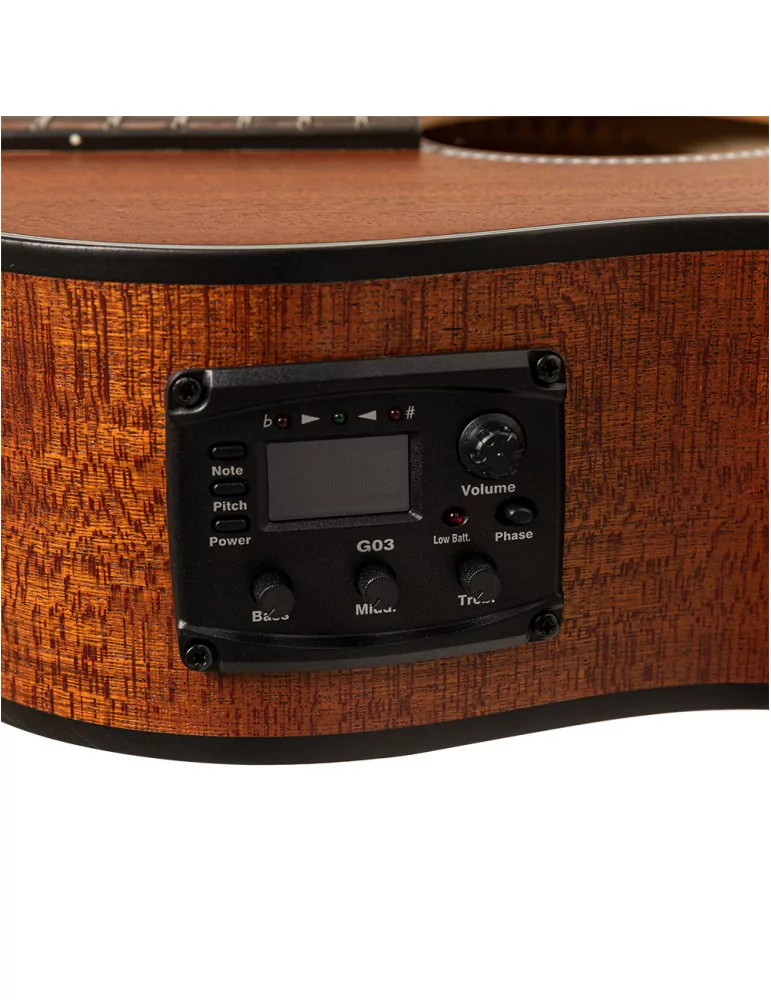 STAGG SA25 ACE MAHO Guitarra de auditorio electroacústica cutaway|MusicGoodDeal 