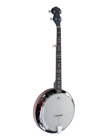  STAGG BJW24 DL Banjo Western Deluxe de 5 cuerdas con cuerpo de madera|MusicGoodDeal 
