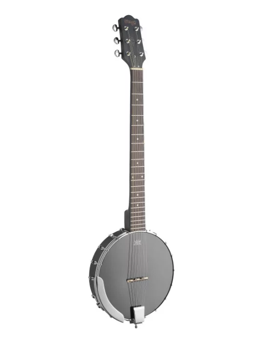  STAGG BJW-OPEN 6 6-Saiter Open Back Gitarrenbanjo m/ Gitarrenkopfplatte|MusicGoodDeal 