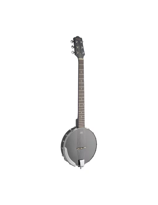  STAGG BJW-OPEN 6 6-Saiter Open Back Gitarrenbanjo m/ Gitarrenkopfplatte|MusicGoodDeal 