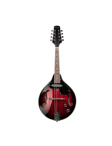  STAGG M50 E Redburst acoustic-electric bluegrass mandolin with nato top|MusicGoodDeal  2