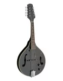  STAGG M50 E BLK Black acoustic-electric bluegrass mandolin with nato top|MusicGoodDeal 