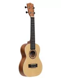  STAGG UC-30 SPRUCE Ukelele de concierto tradicional con tapa de abeto y funda de nailon negra|MusicGoodDeal 