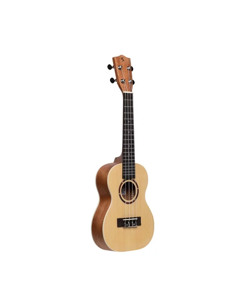  STAGG UC-30 SPRUCE Ukelele de concierto tradicional con tapa de abeto y funda de nailon negra|MusicGoodDeal 