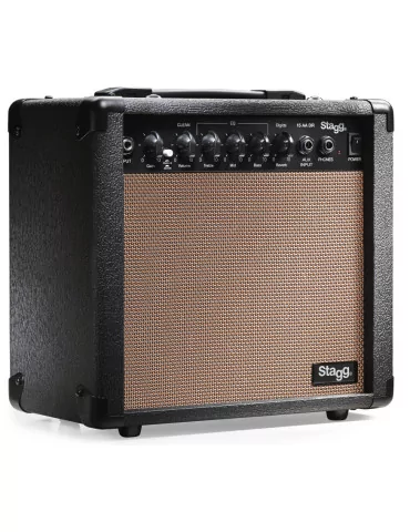  STAGG 15 AA DR EU 15-watt digital reverb acoustic amplifier|MusicGoodDeal 