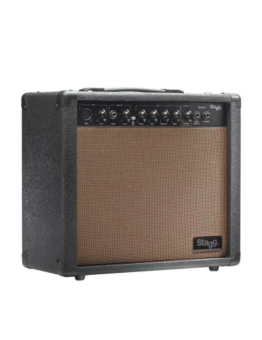  STAGG 20 AA R EU 20-watt spring reverb acoustic amplifier|MusicGoodDeal  2