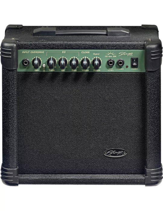 STAGG 15 GA DR EU 15 W RMS Guitar Amplifier with digital reverb|MusicGoodDeal 