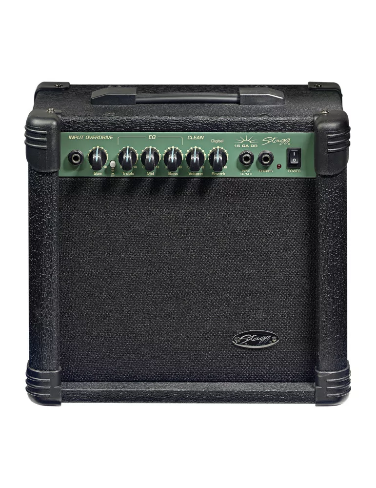  STAGG 15 GA DR EU 15 W RMS Guitar Amplifier with digital reverb|MusicGoodDeal 