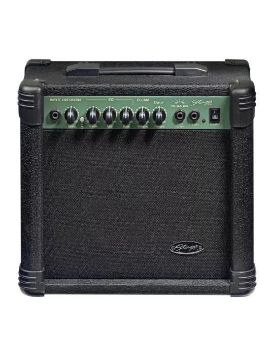  STAGG 15 GA DR EU 15 W RMS Guitar Amplifier with digital reverb|MusicGoodDeal 