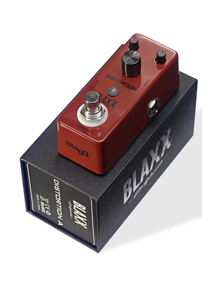  STAGG BX-DIST A BLAXX Verzerrer-Pedal für E-Gitarre|MusicGoodDeal 