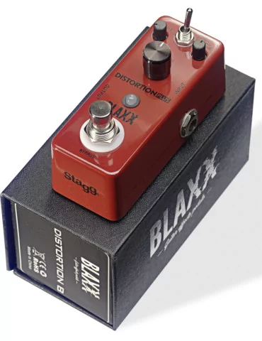  STAGG BX-DIST B BLAXX 3-Modi Verzerrer-Pedal für E-Gitarre|MusicGoodDeal 