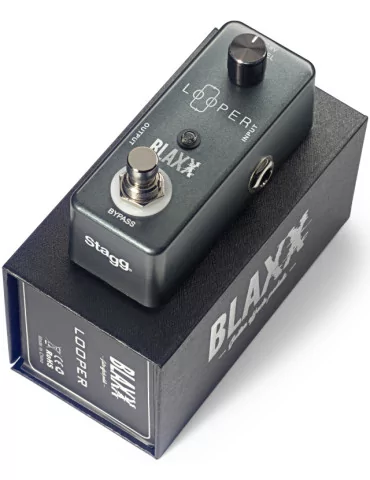  STAGG BX-LOOP BLAXX looper pedal for electric and bass guitars|MusicGoodDeal 