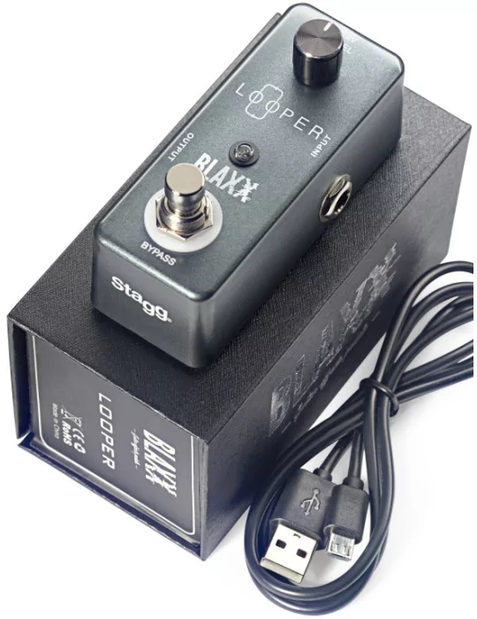  STAGG BX-LOOP BLAXX looper pedal for electric and bass guitars|MusicGoodDeal 