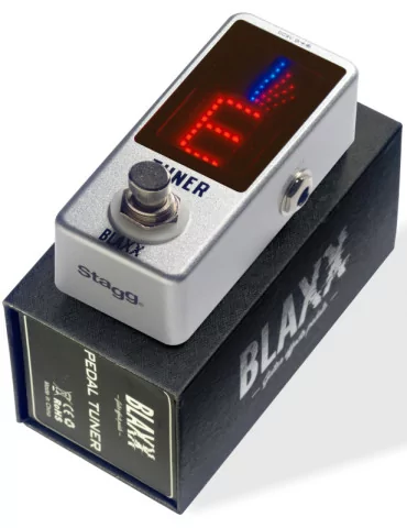  STAGG BX-TUNER BLAXX auto-chromatic tuner pedal for guitar, bass and other music instruments|MusicGoodDeal 