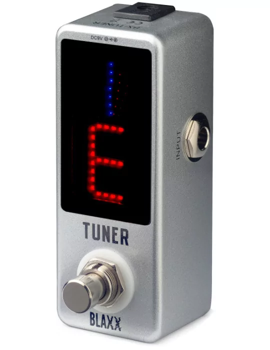  STAGG BX-TUNER Pedal de afinador cromático automático BLAXX para guitarra, bajo y otros instrumentos|MusicGoodDeal 
