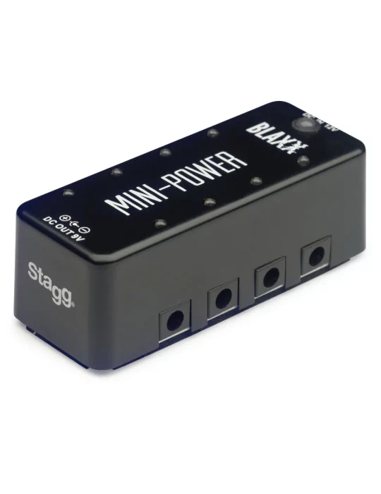  STAGG BX-PWR SUPPLY-2 Pedal de potencia Blaxx para 8 pedales de efectos|MusicGoodDeal 