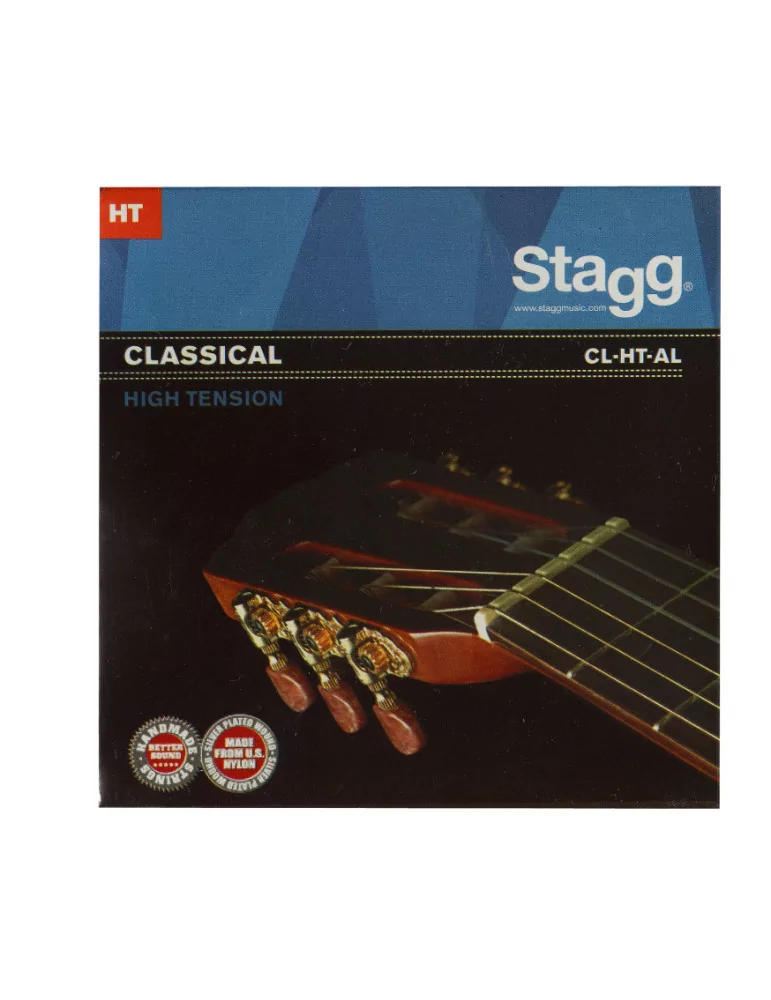  STAGG CL-HT-AL Juego de cuerdas de nailon / entorchado plateado para guitarra clásica|MusicGoodDeal 