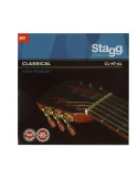  STAGG CL-HT-AL Juego de cuerdas de nailon / entorchado plateado para guitarra clásica|MusicGoodDeal 