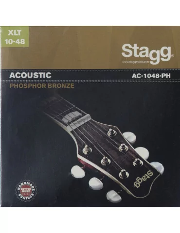  STAGG AC-1048-PH Phosphor Bronze set of strings for acoustic guitar|MusicGoodDeal 