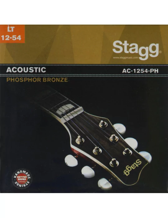  STAGG AC-1254-PH Phosphor Bronze Saitensatz für Akustikgitarre|MusicGoodDeal 