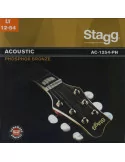  STAGG AC-1254-PH Phosphor-bronze set of strings for acoustic guitar|MusicGoodDeal 