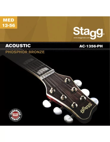  STAGG AC-1356-PH Phosphor-bronze set of strings for Acoustic guitar|MusicGoodDeal 