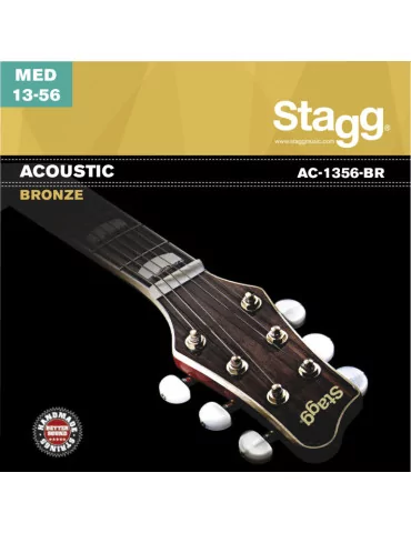  STAGG AC-1356-BR Bronze set of strings for acoustic guitar|MusicGoodDeal 