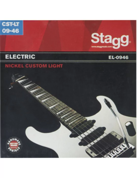  STAGG EL-0946 Juego de cuerdas de acero niquelado para guitarra eléctrica|MusicGoodDeal 