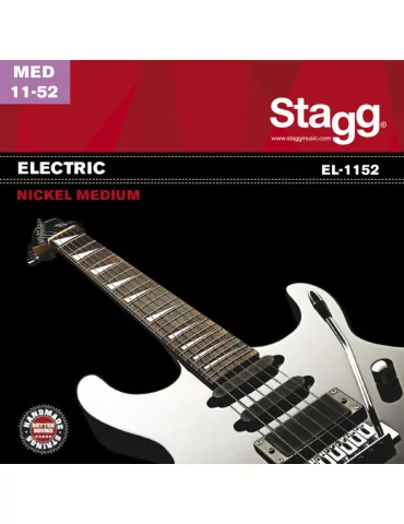  STAGG EL-1152 Nickel plated steel set of strings for electric guitar|MusicGoodDeal  2