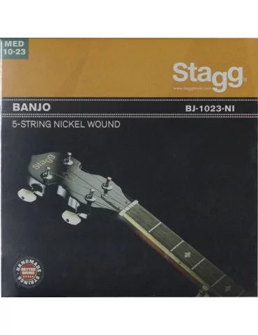 STAGG BJ-1023-NI Set of nickel strings for 5-string banjo|MusicGoodDeal 