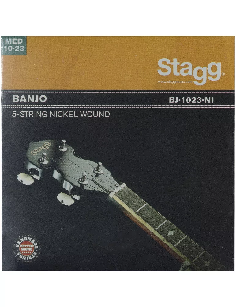  STAGG BJ-1023-NI Set of nickel strings for 5-string banjo|MusicGoodDeal 