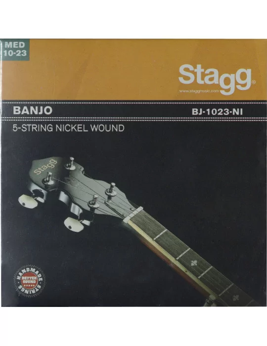  STAGG BJ-1023-NI Set of nickel strings for 5-string banjo|MusicGoodDeal 