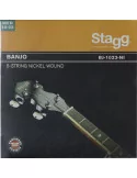  STAGG BJ-1023-NI Set of nickel strings for 5-string banjo|MusicGoodDeal 