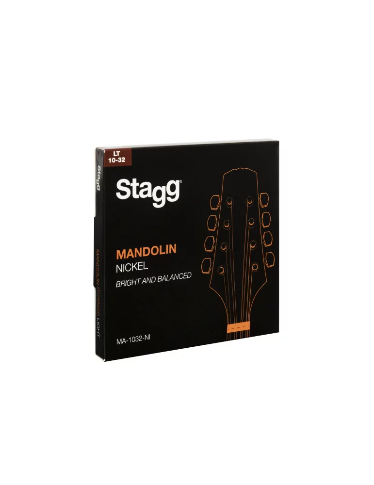  STAGG MA-1032-NI Set of nickel strings for mandolin, light|MusicGoodDeal 