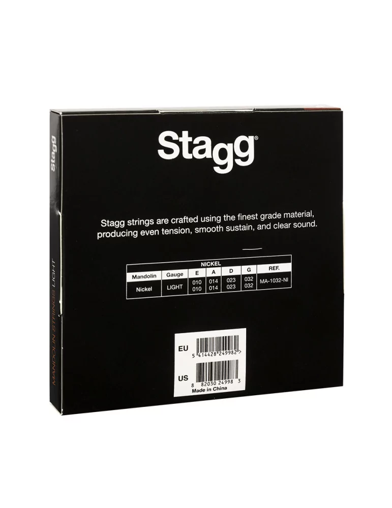  STAGG MA-1032-NI Set of nickel strings for mandolin, light|MusicGoodDeal 